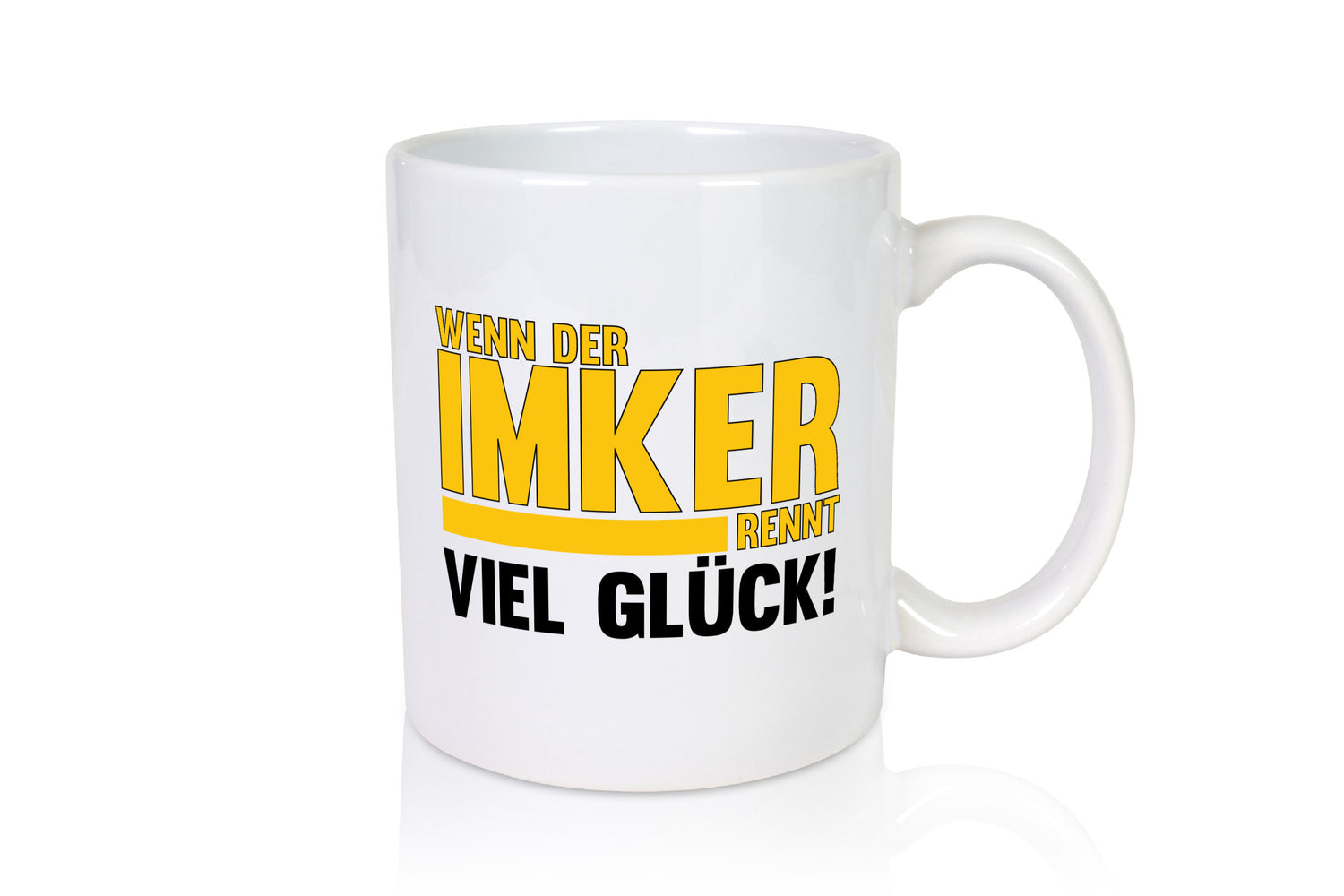 Wenn der Imker rennt, viel Glück | Imkerrei Bienen Geschenk Humor Geschenkidee