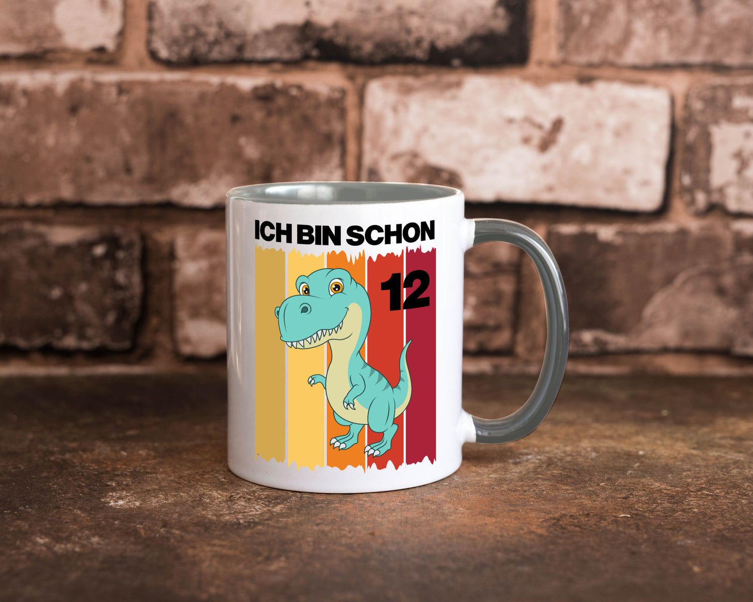 12. Geburtstag | 12 Jahre Dinosaurier lustiger Spruch Geschenk Geschenkidee
