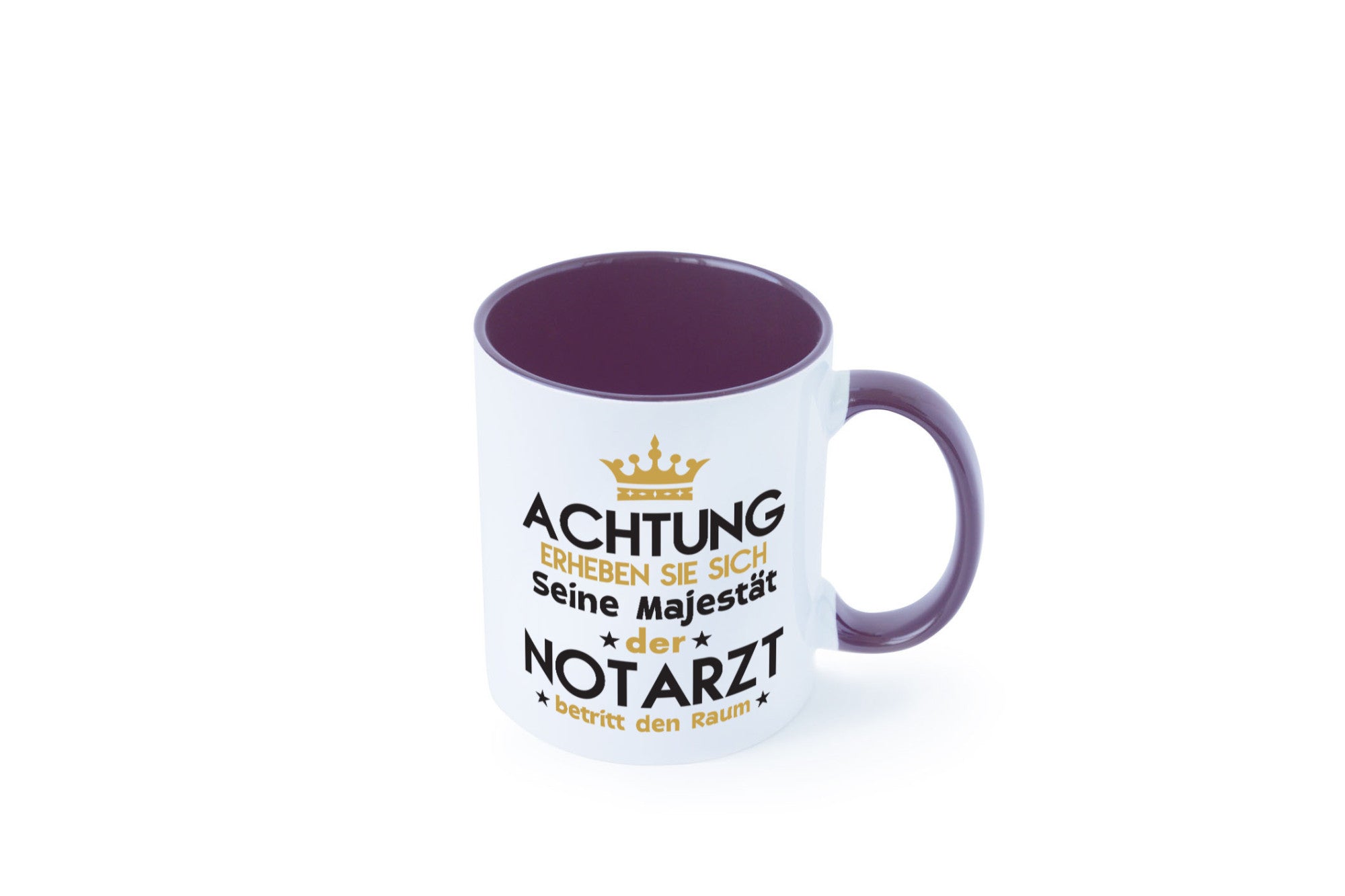 Seine Majestät Notarzt | Arzt Geschenkidee Humor Tasse