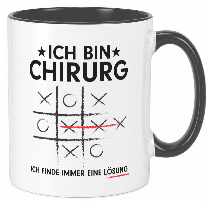 Lösung finden: Chirurg | Medizin Chirurgie v2 Geschenk Humor Geschenkidee