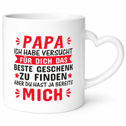 Bestes Geschenk für Papa | Vatertag Tasse Kinder Familie Geschenkidee lustiger