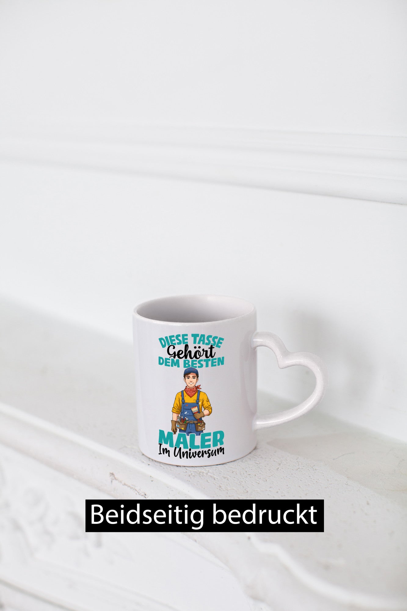 Im Universum: Maler | Malerei lustiger Spruch Geschenk Humor Geschenkidee Tasse