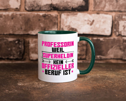 Superheldin Professorin | Uni Universität Geschenk Humor Geschenkidee lustiger