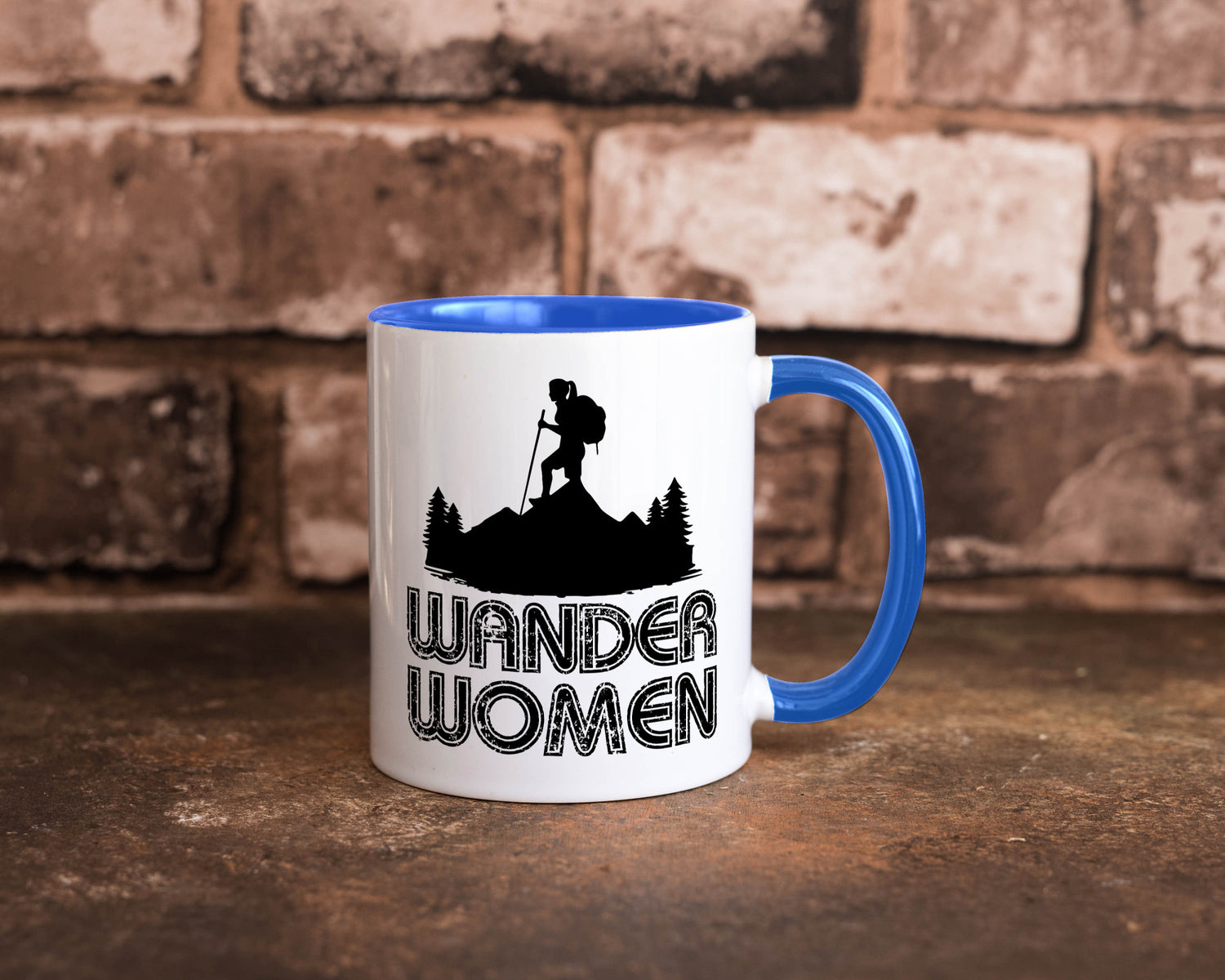 Wander Woman | Wandern Berge Geschenk Familie Geschenkidee lustiger Spruch Tasse