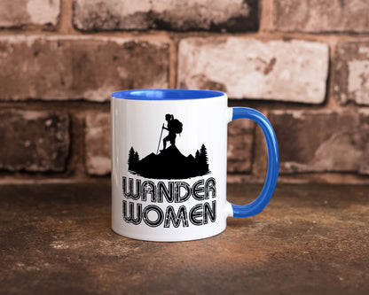 Wander Woman | Wandern Berge Geschenk Familie Geschenkidee lustiger Spruch Tasse