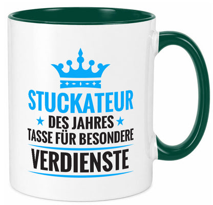 Besonderer Verdienst: Stuckateur | Innenausbau Beruf lustiger Spruch Geschenk