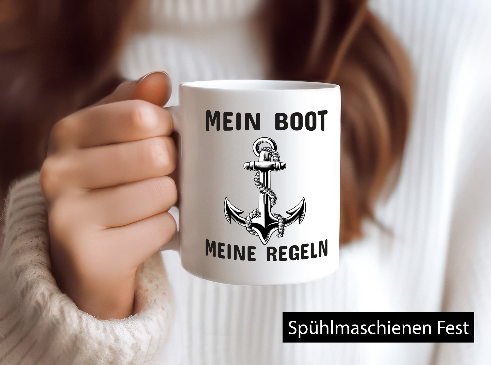 Mein Boot meine Regeln | Bootbesitzer Tasse Kapitän Geschenkidee Humor