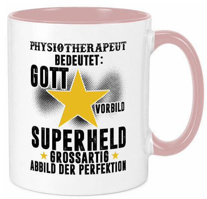 Bedeutung von Physiotherapeut lustiger Spruch Geschenk Humor Geschenkidee Tasse