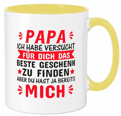 Bestes Geschenk für Papa | Vatertag Tasse Kinder Familie Geschenkidee lustiger
