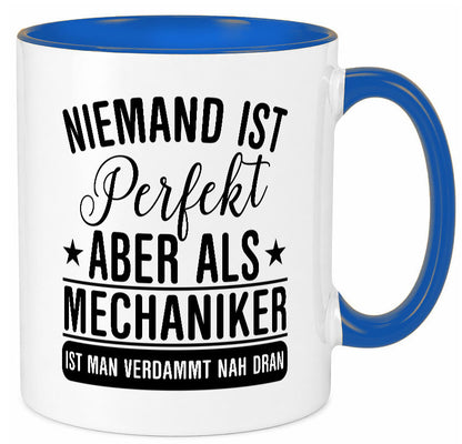 Verdammt nah dran: Mechaniker | KFZ Werkstatt lustig Humor Geschenkidee