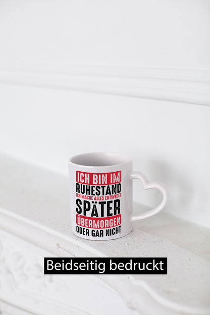 Ich mache alles später oder gar nicht | Rentner Ruhestand Geschenkidee Jubiläum