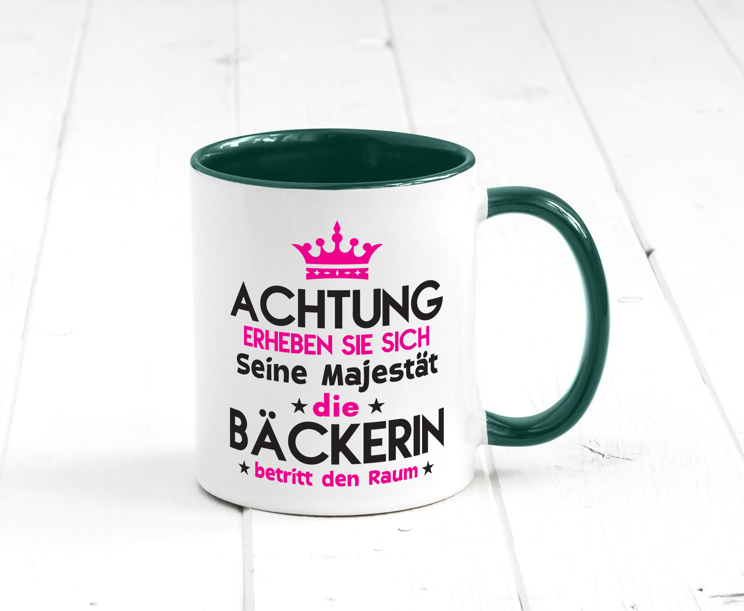 Seine Majestät Bäckerin | Bäckerei Frauen Backen Humor Geschenkidee Tasse