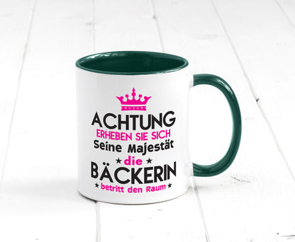 Seine Majestät Bäckerin | Bäckerei Frauen Backen Humor Geschenkidee Tasse