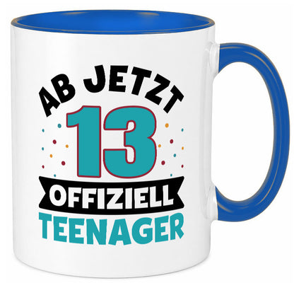 13. Geburtstag | Mädchen Tasse Teenager Spruch vl4 Humor Geschenkidee