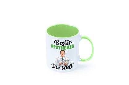 Bester Apotheker | Apotheke Pharmazie v2 Humor Geschenkidee Tasse