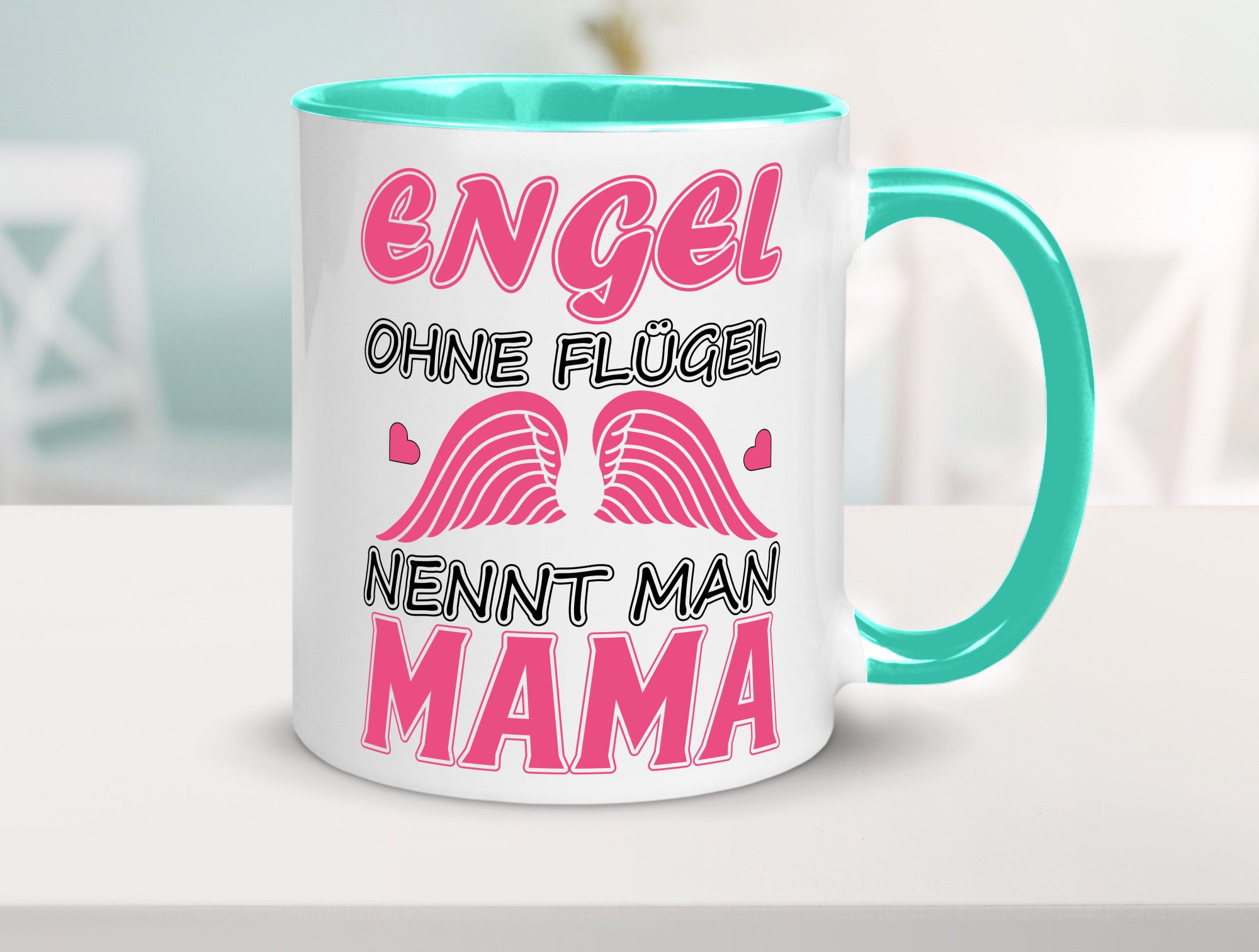 Mama Engel Humor Familie Geschenkidee Tasse