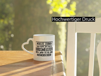 Neuste Studien: Hausmeister | Hauswart lustig Humor Geschenkidee Geschenk Tasse