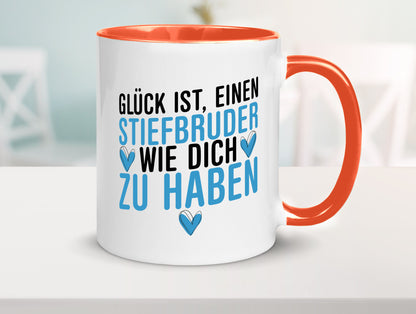 Stiefbruder wie dich | Glück lieber Bruder Geburtstag Geschenkidee Humor Tasse