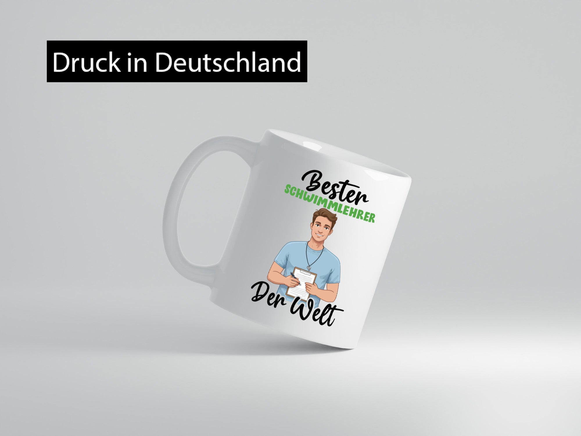 Bester Schwimmlehrer | Lehrer schwimmen Geschenkidee Humor Tasse
