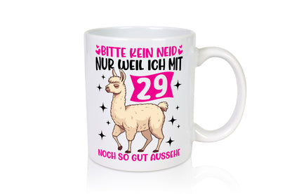 29. Geburtstag | 29 Jahre Lama gut aussehen Humor Geschenkidee Tasse