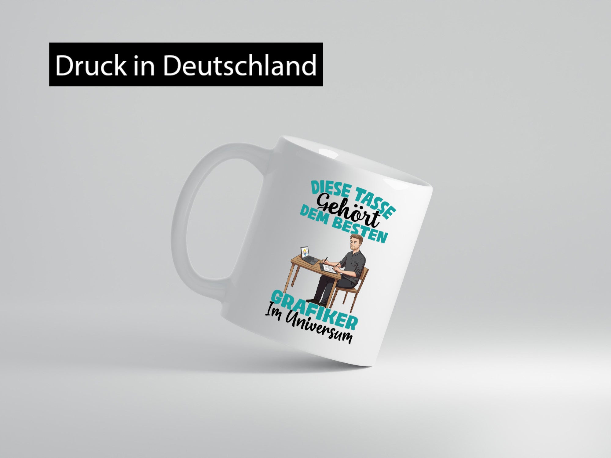 Im Universum: Grafiker | Grafik Design lustiger Spruch Geschenk Humor