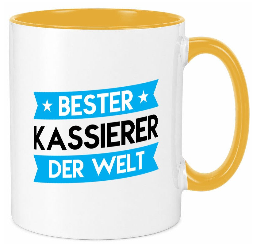 Bester Kassierer lustiger Spruch Geschenk Humor Geschenkidee Tasse