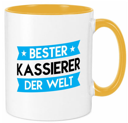 Bester Kassierer lustiger Spruch Geschenk Humor Geschenkidee Tasse