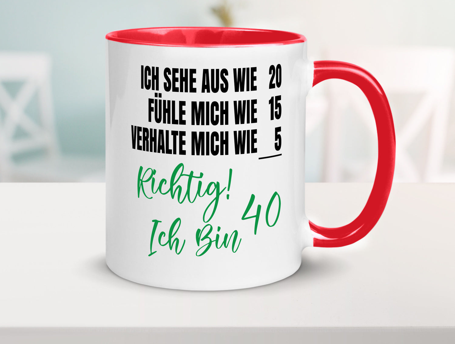 Ich bin Jung | 40 Geburtstag Verhalte mich wie ein Kind Geschenk Geschenkidee