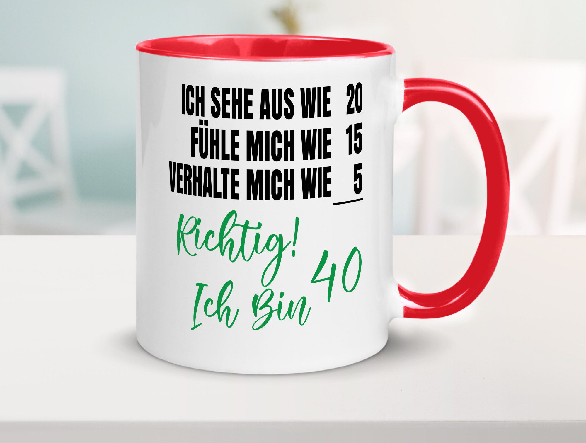 Ich bin Jung | 40 Geburtstag Verhalte mich wie ein Kind Geschenk Geschenkidee