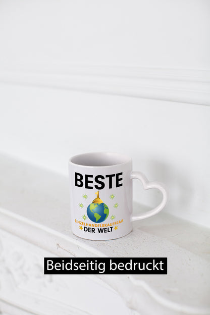 Welt Beste Einzelhandelskauffrau | Einzelhandel Geschenkidee Humor Tasse