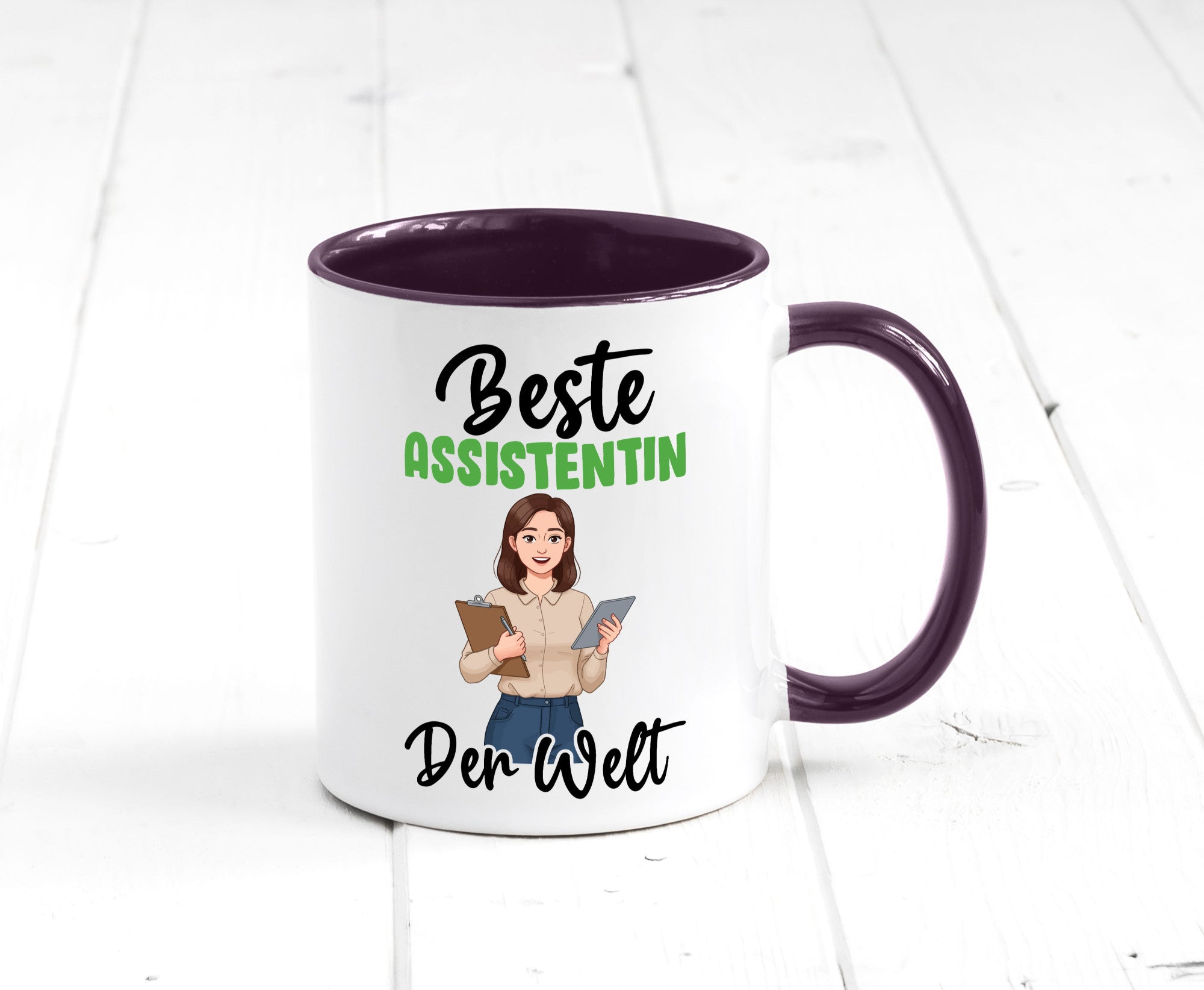 Beste Assistentin | Assistenz Hilfskraft v2 Geschenkidee Humor Tasse