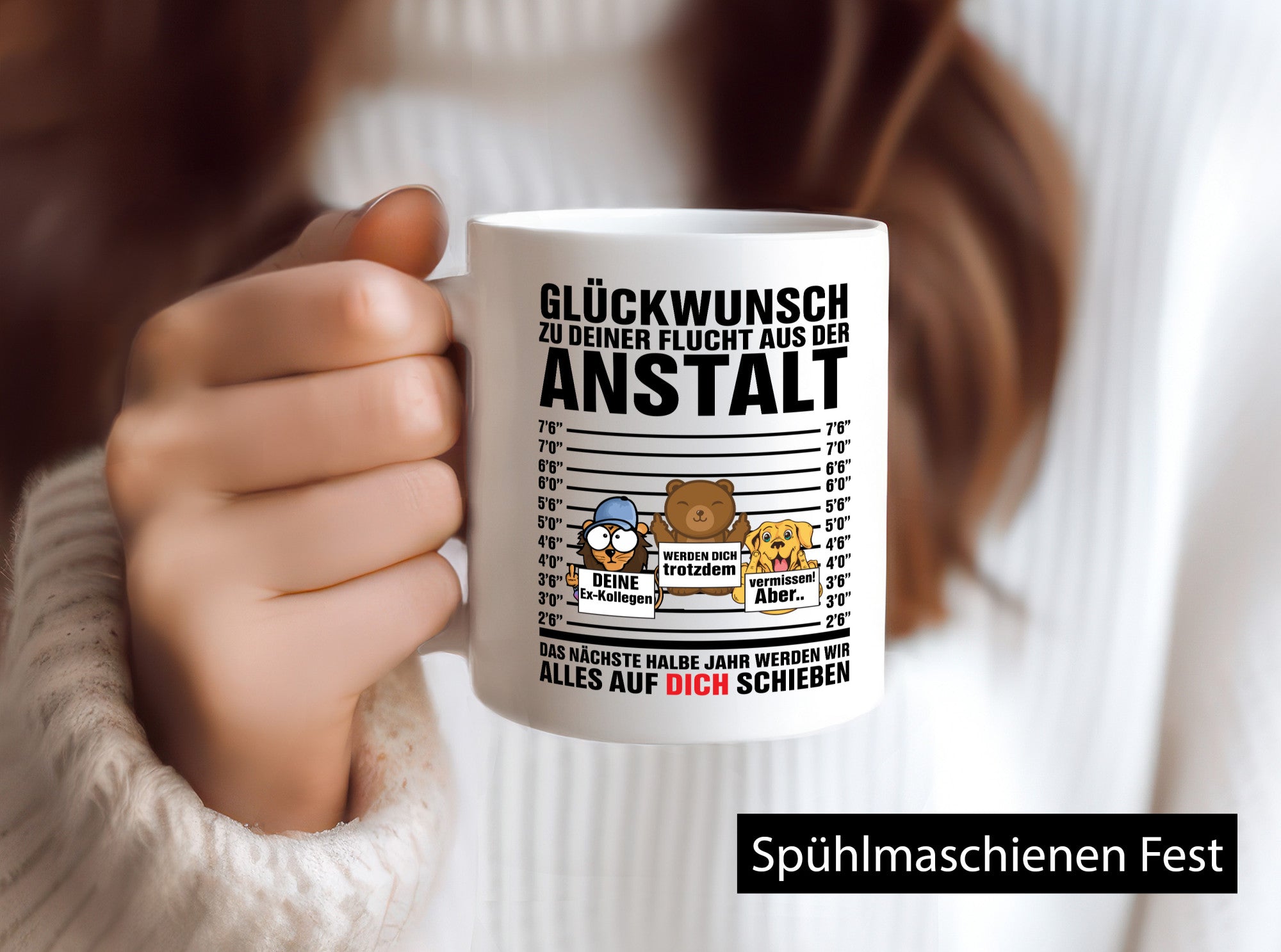 Glückwunsch zur Flucht | Arbeitskollegen Berufswechel Humor Arbeit Kollegen