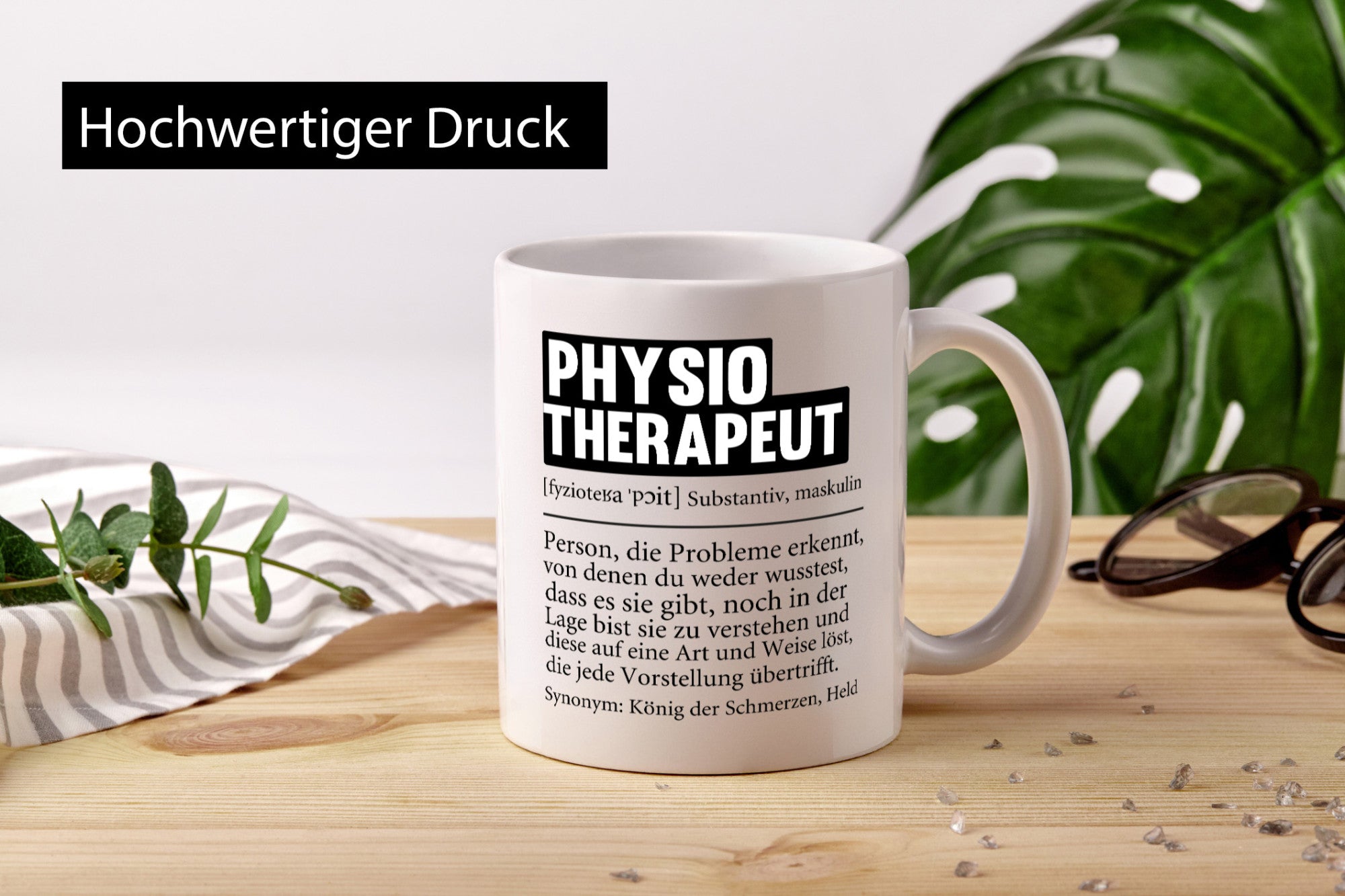 Physiotherapeut | Beruf Physiotherapie Definition Geschenk Arbeit Kollegen Büro