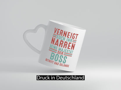 Verneigt euch: Boss | Führungskraft Vorgesetzter Geschenk Humor Geschenkidee