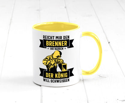 König will schweissen | Schweisser Sterne lustiger Spruch Geschenk Humor