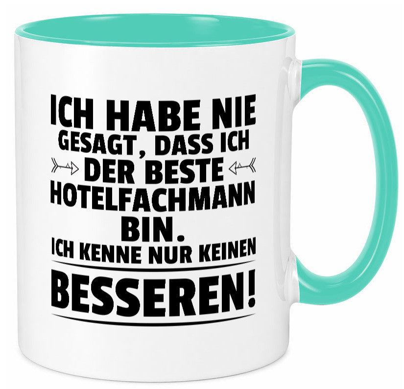Der Beste Hotelfachmann |Hotel lustiger Spruch Geschenk Humor Geschenkidee Tasse