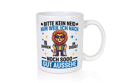 16 Jahre im Dienst | Arbeitsjubiläum Arbeit Humor Kollegen Büro Geschenkidee