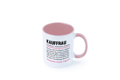 Kauffrau | Humor Spruch Definition Kauffrauen Geschenkidee Tasse
