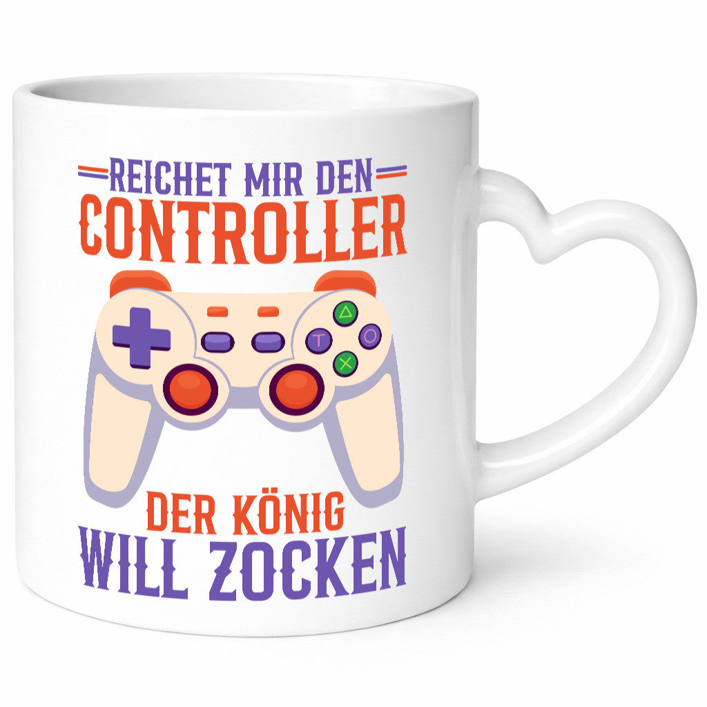 Der König will Zocken | Zocker Gamer Geschenkidee Humor Tasse