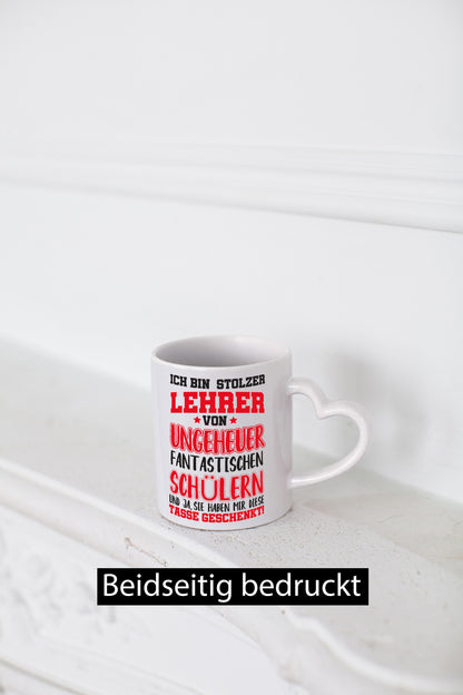 Stolzer Lehrer | Beruf Tasse Schüler Humor Schule lustig Arbeit Kollegen Büro
