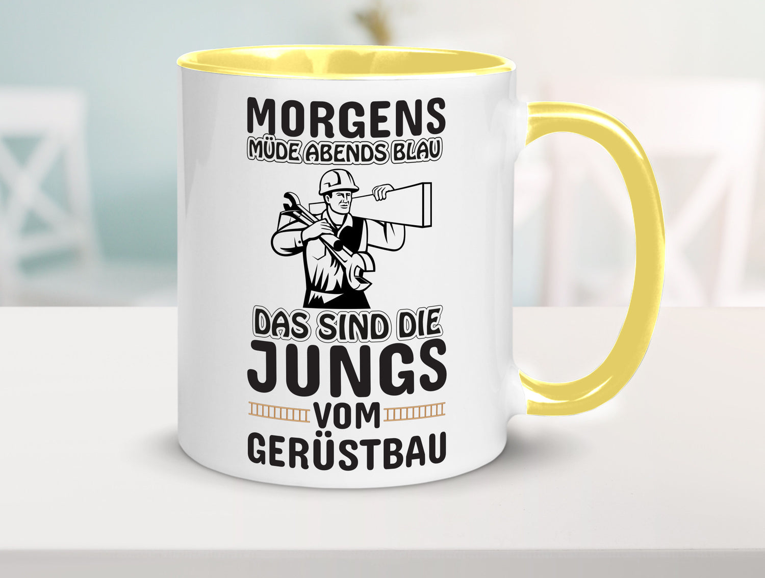 Jungs vom Gerüstbau | Gerüstbauer Tasse Baustelle Geschenk Humor Geschenkidee