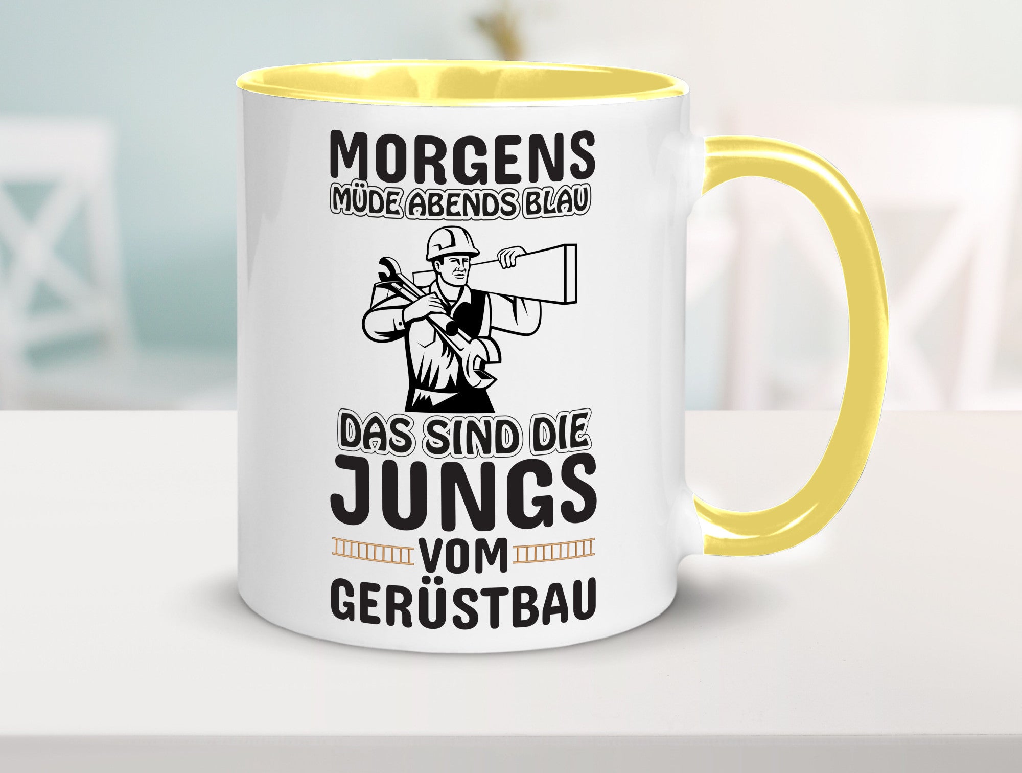 Jungs vom Gerüstbau | Gerüstbauer Tasse Baustelle Geschenk Humor Geschenkidee