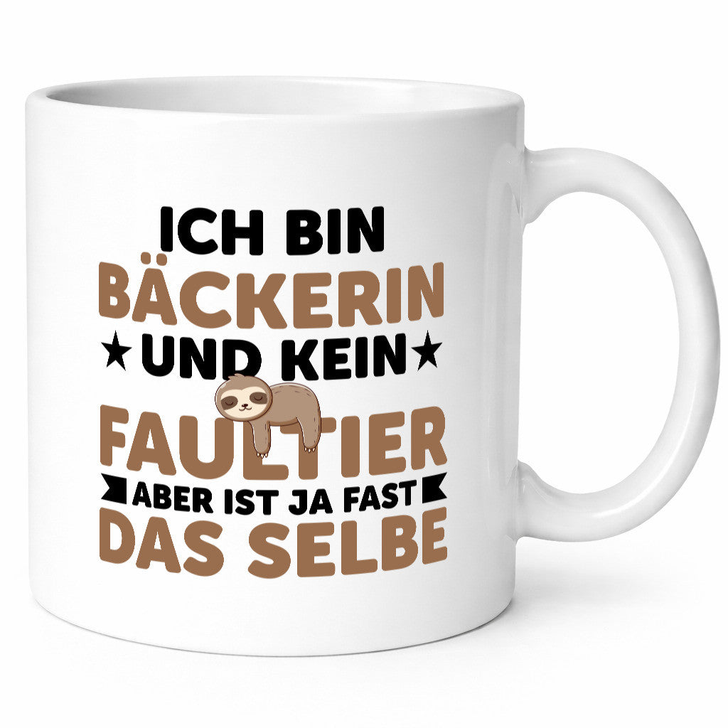 Ich bin kein Faultier: Bäckerin | Bäckerei Frauen Backen lustiger Spruch