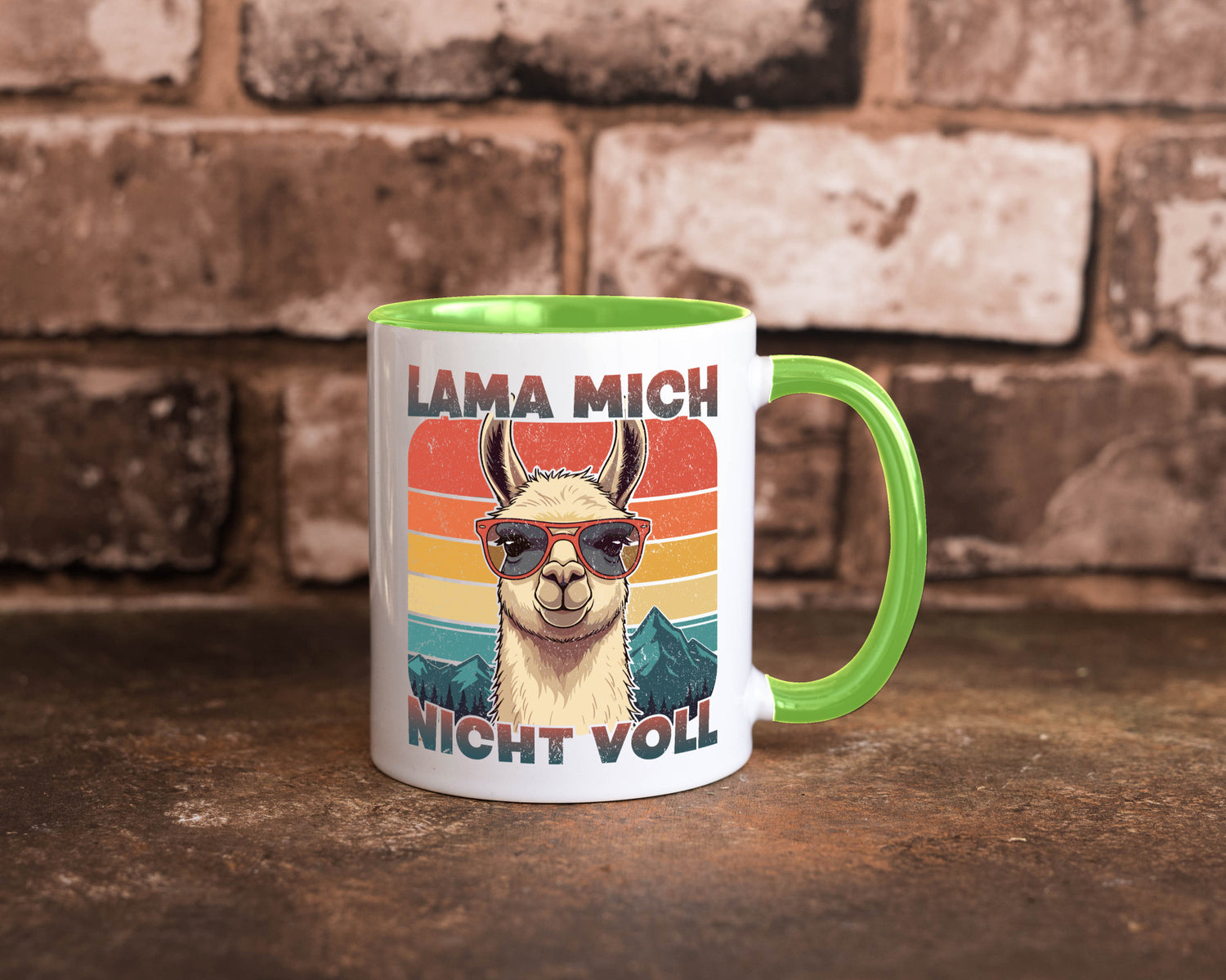 Lama mich nicht voll | Alpaka Kamel Retro lustig Humor Geschenkidee Geschenk