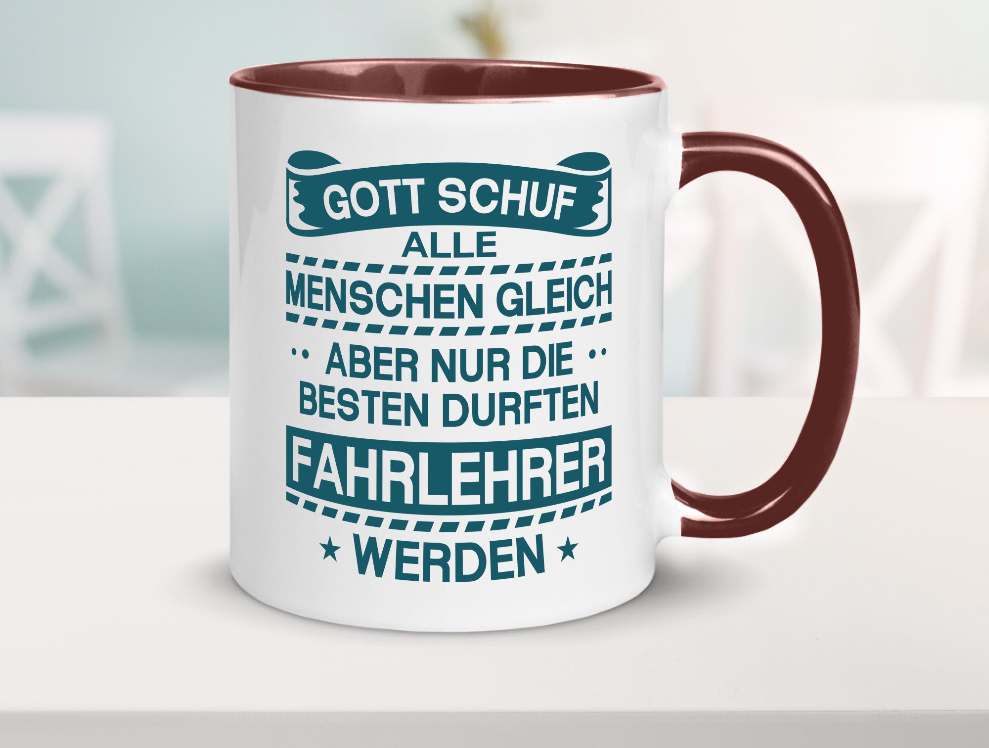 Alle Menschen gleich, die Besten sind Fahrlehrer | Sterne Humor Geschenkidee