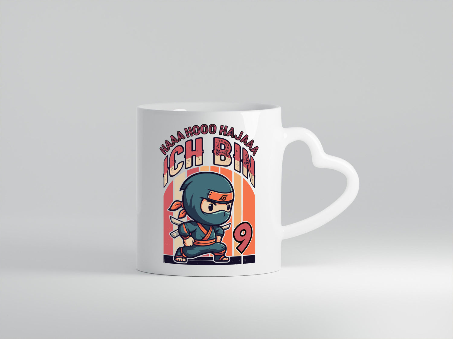 9. Geburtstag | Ninja Junge 9 Jahre Geschenkidee Humor Tasse