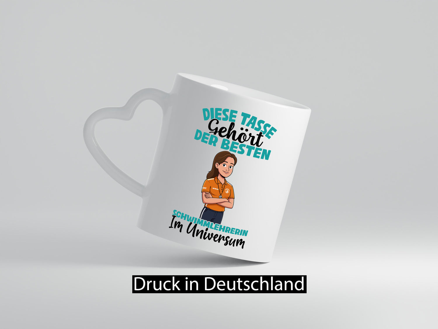 Im Universum: Schwimmlehrerin | schwimmen Lehrer lustig Humor Geschenkidee