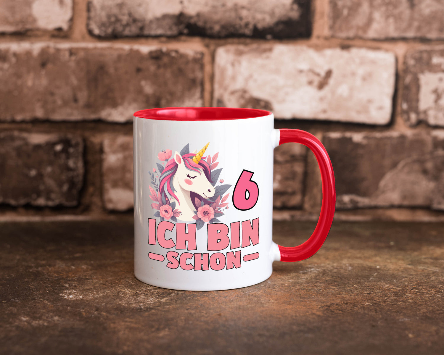 6. Geburtstag | 6 Jahre Einhorn bin schon Mädchen Geschenk Geschenkidee