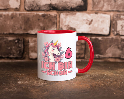 6. Geburtstag | 6 Jahre Einhorn bin schon Mädchen Geschenk Geschenkidee