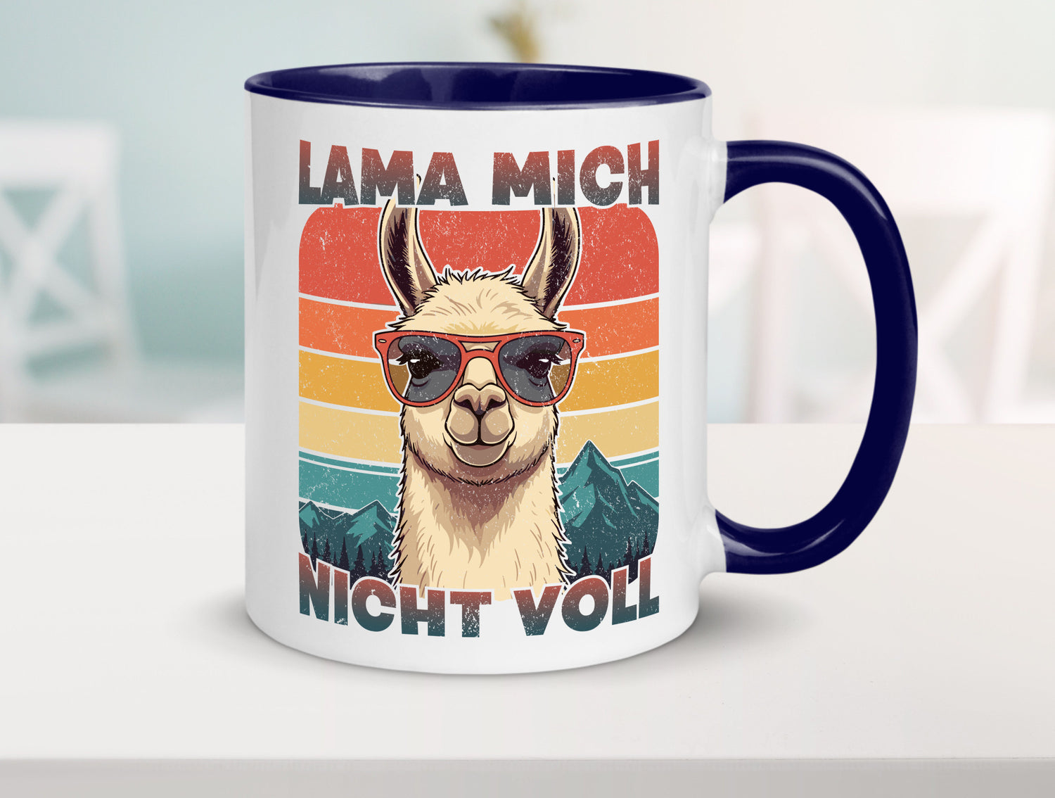 Lama mich nicht voll | Alpaka Kamel Retro lustig Humor Geschenkidee Geschenk